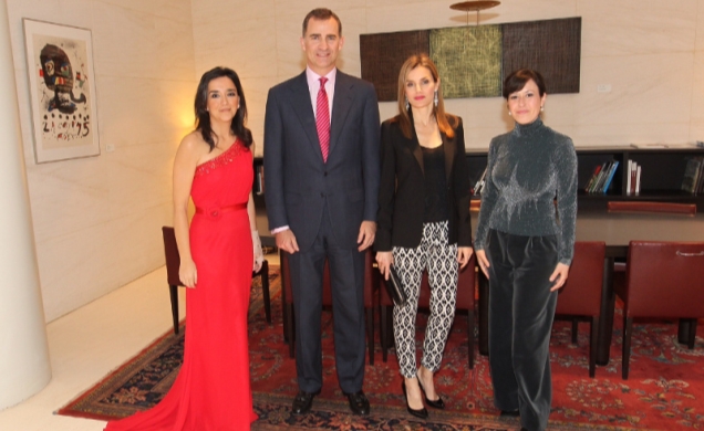 Los Príncipes acompañados por la pianista Alba Ventura y la soprano Auxiliadora Toledano, premiadas ambas con el Premio FPdGi Artes y Letras 2013